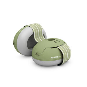 Casque anti-bruit pour bébé Muffy vert olive 