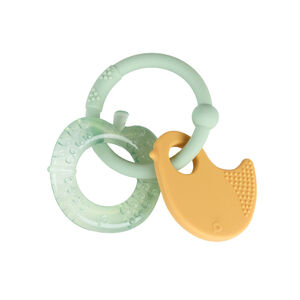 Anneau de dentition réfrigérant Pomme et Oiseau 