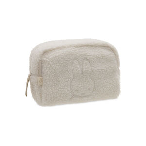 Trousse de toilette en sherpa bouclettes Teddy Miffy oatmeal 