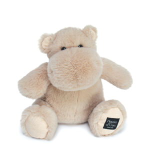 Peluche hippopotame 25 cm - Beige sable 