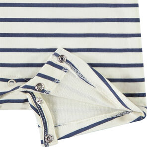 Combinaison courte avec patch baleine pour bébé garçon  