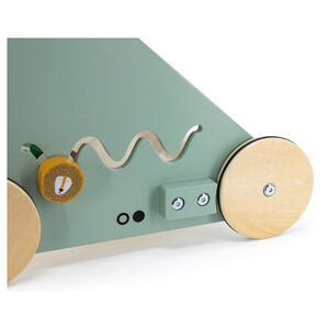 Chariot d'activité à pousser en bois animaux 