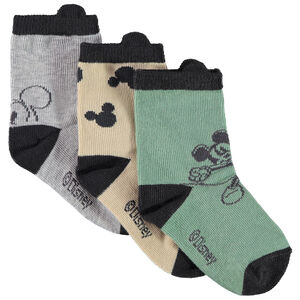 Lot de 3 paires de chaussettes Mickey Disney pour bébé garçon 