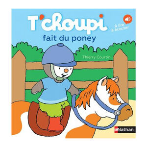 Livre T'choupi fait du poney  