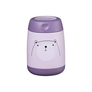 Lunchbox isotherme en inox violet Bear 120 ml 