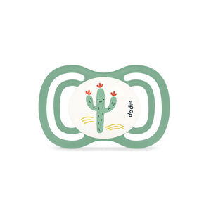 Lot de 2 sucettes anatomiques en silicone 18M+ extra fine F6 (modèle aléatoire) 