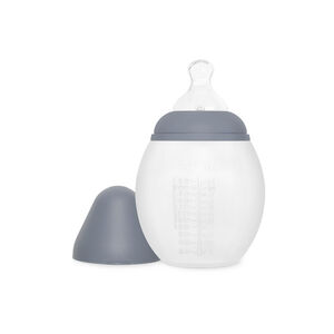 Biberon silicone Blue Grey 330 ml Main Biberon silicone Blue Grey 330 ml