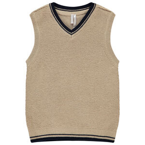 Pull sans manches en tricot pour bébé garçon 