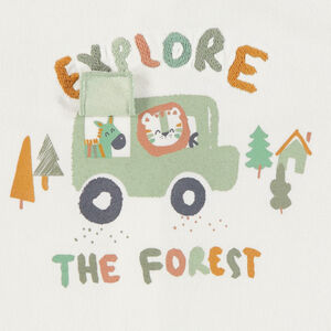 Ensemble pantalon + t-shirt manches longues fantaisie pour bébé garçon 