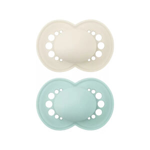 Lot de 2 sucettes silicone Original 18M+ tendance (modèle aléatoire) 