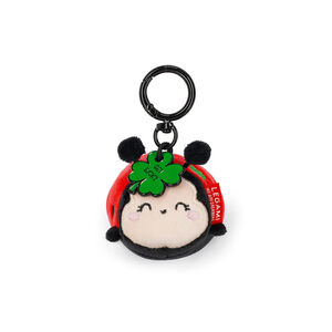 Porte-clés petite peluche Coccinelle 