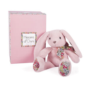 Peluche Copains Câlins lapin rose 25 cm - Rose tendre 