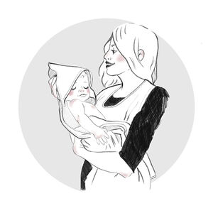 Tablier de bain Mix Match - Lait 