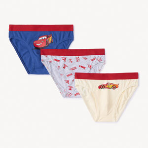Lot de 3 slips Cars Disney-Pixar pour garçon 