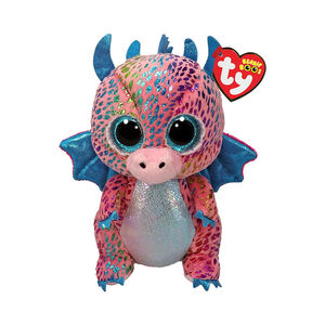 Peluche Beanie Bellies Flint le dragon 
