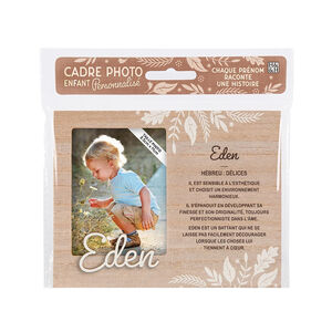 Cadre photo personnalisé 18,5 x 14,5 cm Eden 