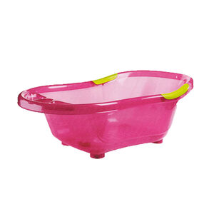 Baignoire translucide - rose pailleté 