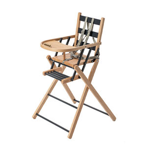 Chaise haute pliante Sarah hybride anthracite 