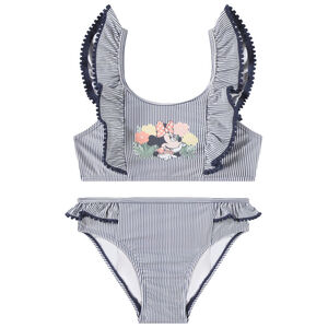 Maillot de bain 2 pièces rayé Minnie Disney pour fille 