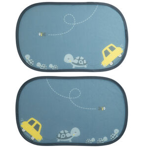 Pare-soleil autofixables 2 pièces - Scott bleu 