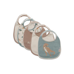 Lot de 5 bavoirs en jersey Roarsome 