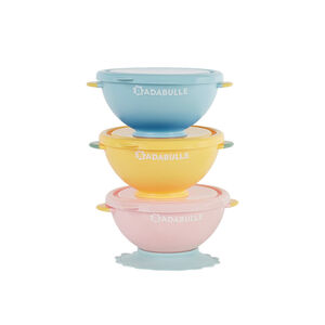 Lot de 3 bols anti-dérapants  