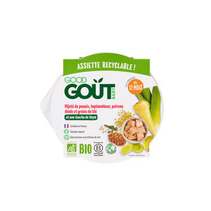 Mijoté de panais, topinambour, dinde et grains de blé - 220 g  