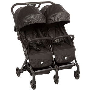 Poussette double premium Aria Twin - Noir 