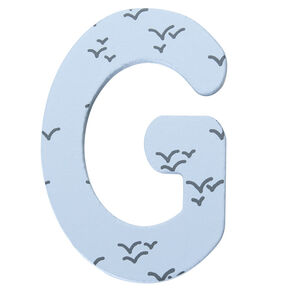 Lettre décorative en bois G 