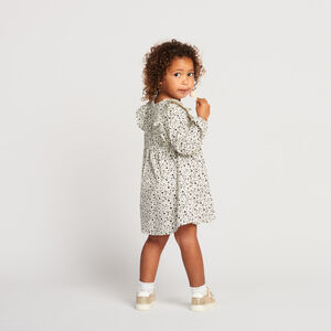 Robe manches longues fleurie pour bébé fille 
