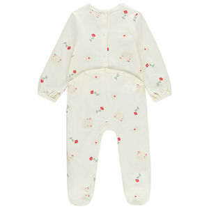 Lot de 3 dors-bien fantaisie pour bébé fille avec ouvertures différentes selon l'âge 