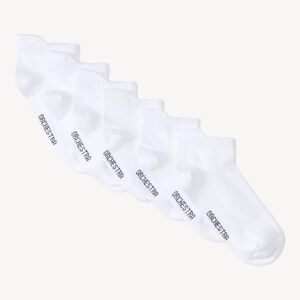 Lot de 6 paires de chaussettes unies pour garçon 