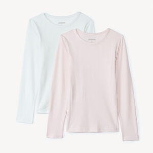 Lot de 2 maillots de corps manches longues thermiques pour fille 