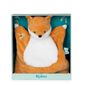 Doudou carré Renard Léonard 20 cm 