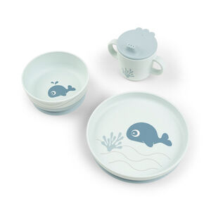 Coffret repas 3 pièces Foodie Wally bleu 