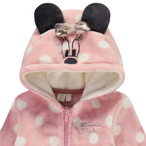 Surpyjama ludique Minnie Disney en sherpa pour bébé fille 