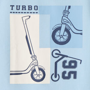 T-shirt manches courtes print trottinettes pour garçon 