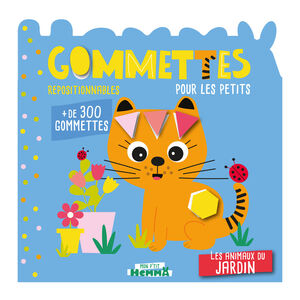 Livre Gommettes sur les Petits animaux du jardin 