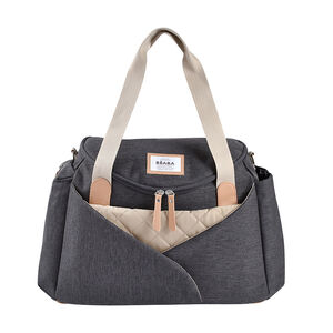 Sac à langer Sydney gris chiné foncé 