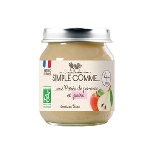 Petit pot pomme et poire bio 125 g 