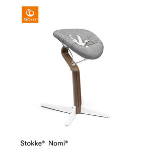 Chaise haute évolutive Nomi noyer/blanc Main Chaise haute évolutive Nomi noyer/blanc