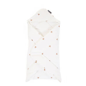 Couverture enveloppante universelle 75 x 75 cm - Coeurs  