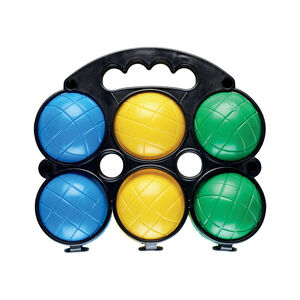 Valise de 6 boules de pétanque en plastique 