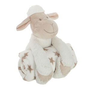 Set Plaid + Peluche - Blanc  