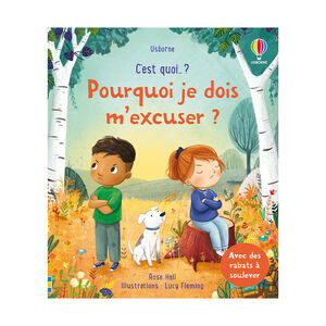 Livre à rabats "Pourquoi je dois m'excuser ?" 