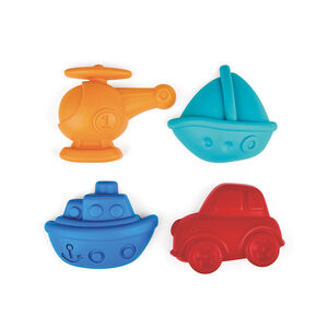 Set de 4 moules à sable Transport 