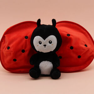 Peluche Flipetz 2 en 1 Comet la coccinelle/tomate 