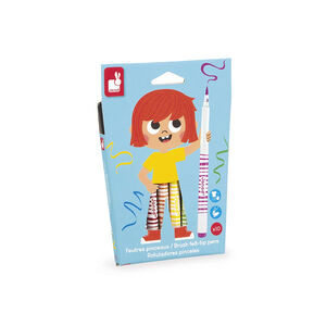 Set de feutres pinceaux pour coloriage x10 