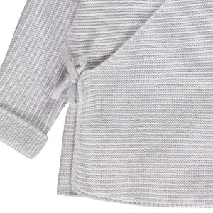 Brassière en tricot point mousse esprit cache-cœur pour bébé 