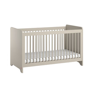 Lit bébé évolutif 70 x 140 cm Ova gris-beige 